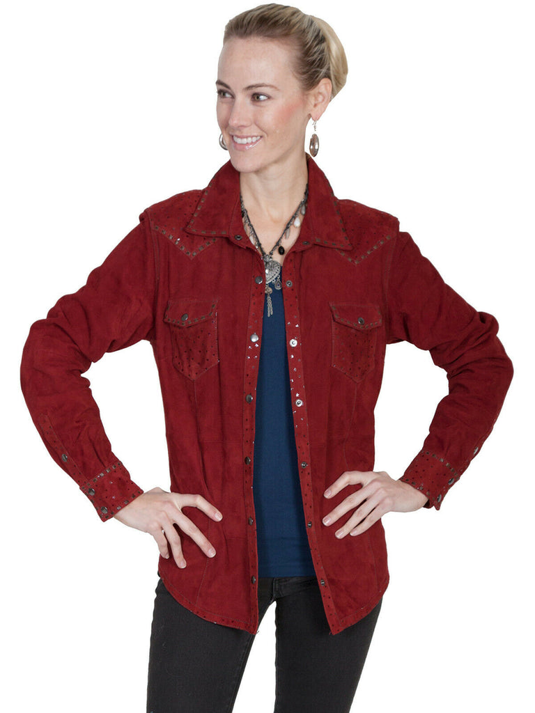Scully Women's Suede Shirt Jacket L517