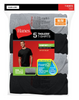 Hanes Men's FreshIQ® ComfortSoft® Dyed Black/Grey T-Shirt 5-Pack 2165T5