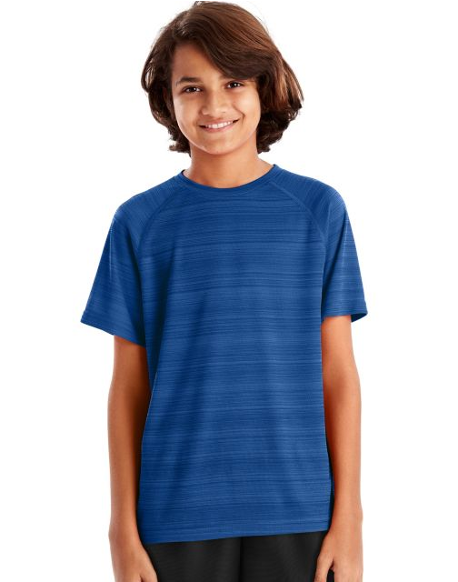Hanes Sport™ Boys' Heathered Tech Tee OD179