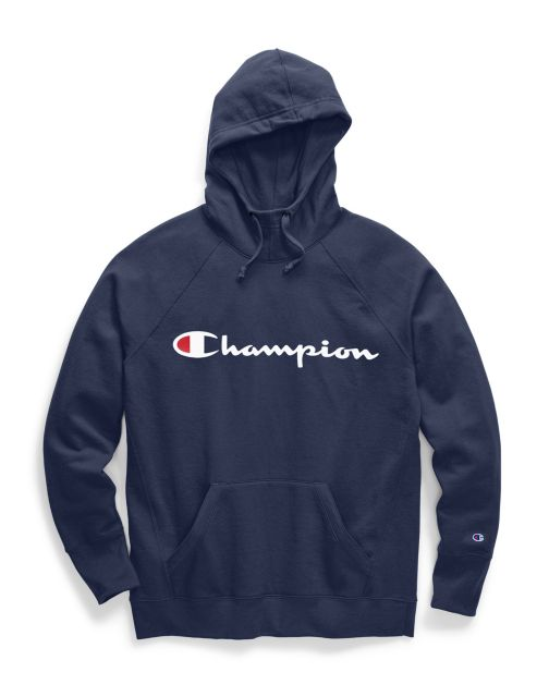 Champion Women's Powerblend® Fleece Pullover Hoodie, Script Logo W0934G Y07418