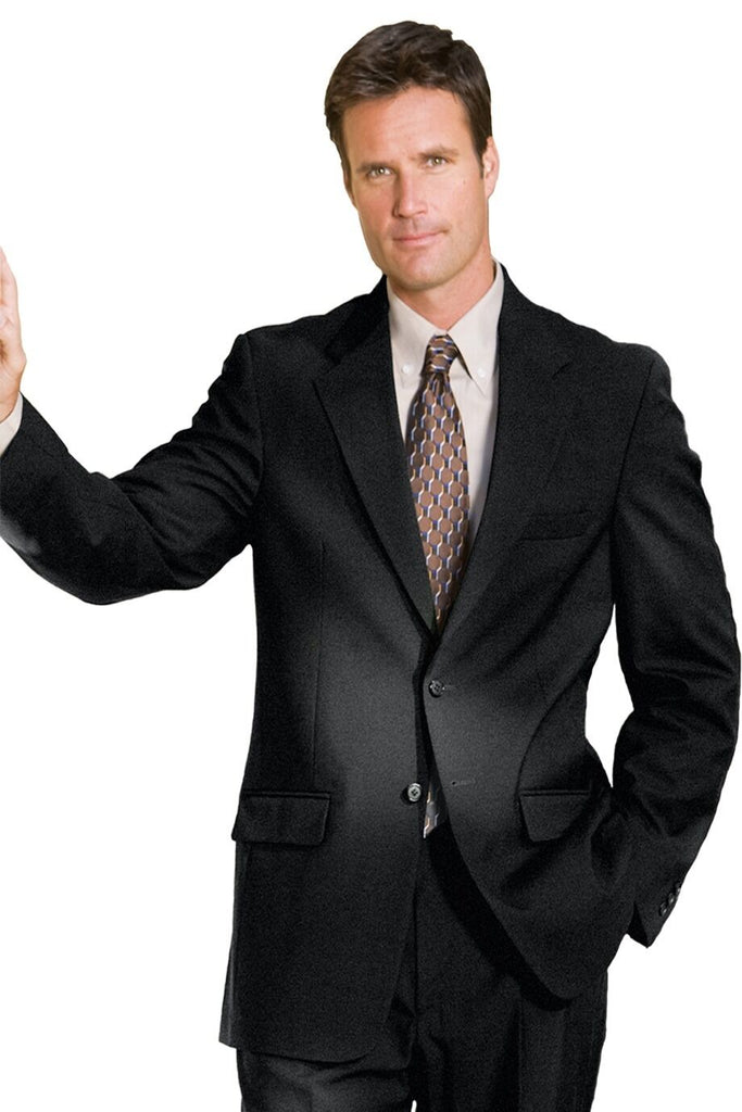 Men's Single Breasted Wool Blend Suit Coat 3680