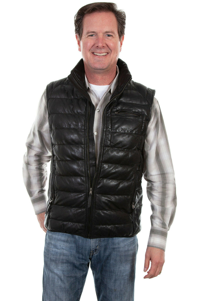 Scully Mens Lamb Ribbed Vest 619