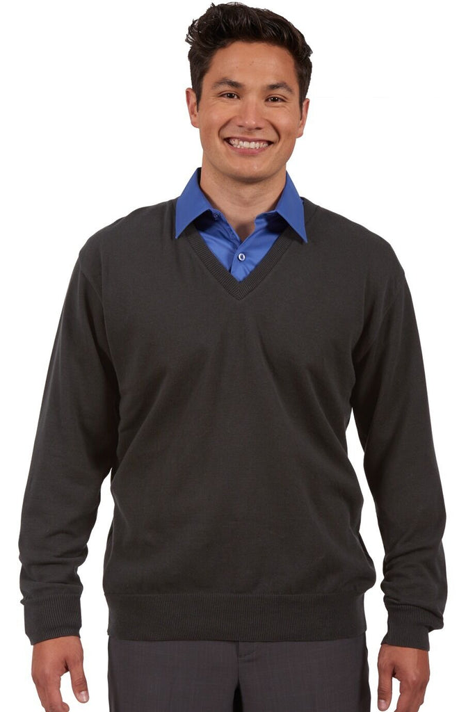 Men's Fine Gauge V-Neck Sweater 4090