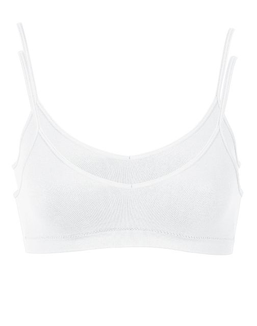 Hanes Girls' Cami Strap Wirefree Bra 2-Pack H148