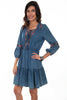 Scully Women's Embroidered Denim Dress HC588