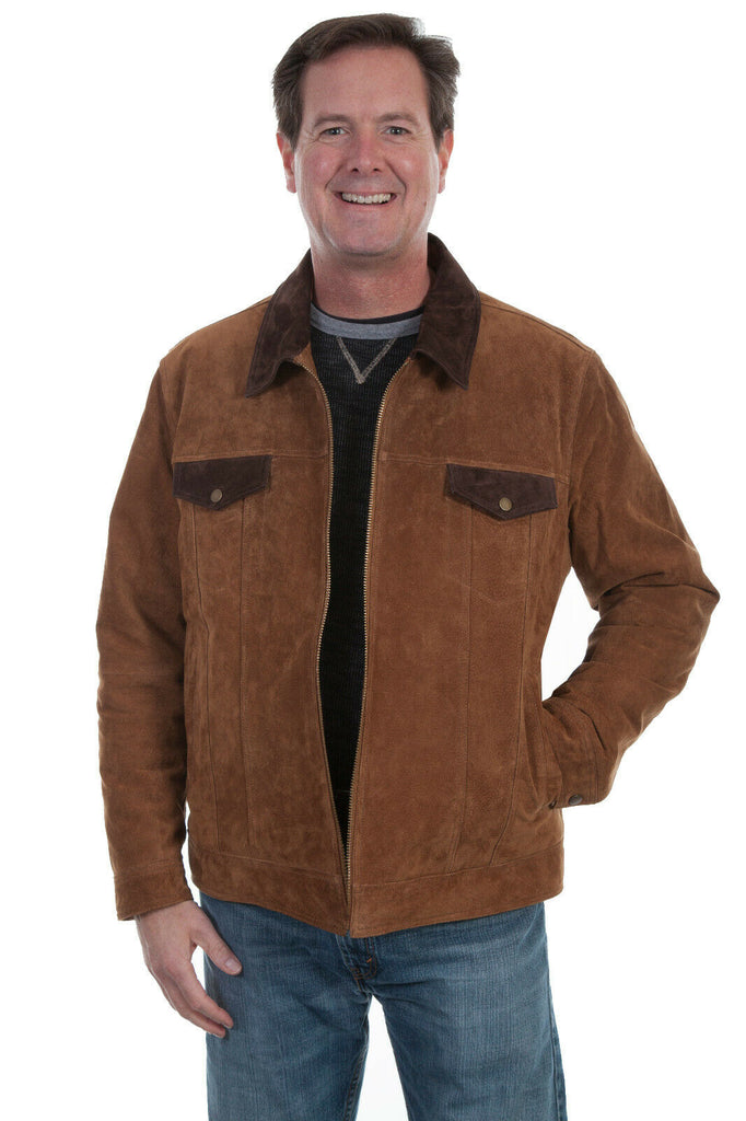 Scully Men's Suede Two-Tone Jacket 623