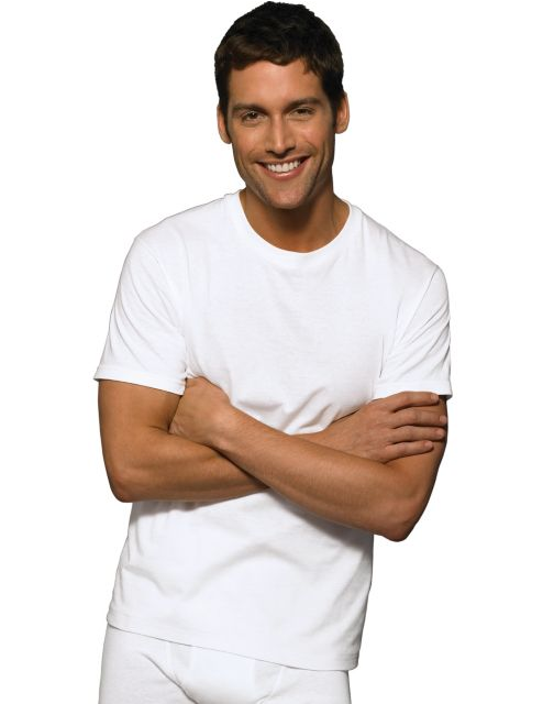Hanes Classics Men's Tall Man Traditional ComfortSoft® TAGLESS® Crewneck 9856W4