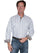 Scully Western Men's 100% Cotton Long Sleeve Skull Stripe Western Shirt PS-093