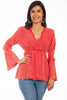 Scully Women's White 100% Cotton Boho Long Sleeve Tunic PSL-221