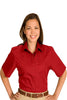 Cotton + Twill Short Sleeve Blouse 5740
