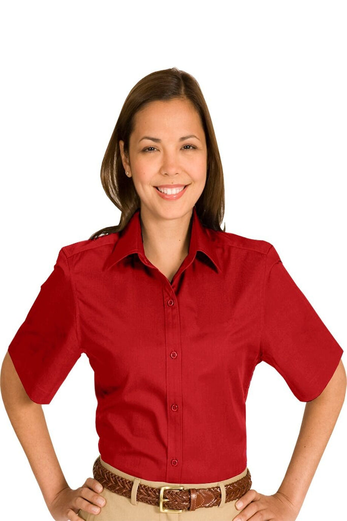Cotton + Twill Short Sleeve Blouse 5740
