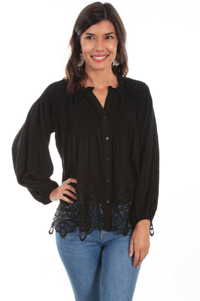 Scully Women's Full Cut Long Sleeve Blouse HC480