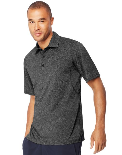 Hanes Sport™ Men's Heathered Performance Polo OV60C