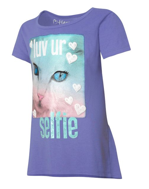 Hanes Girls' Mystical Beast Peplum Tee HNK295