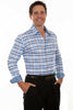 Scully Signature Soft Series Men's Plaid Long Sleeve Western Shirt PS-302
