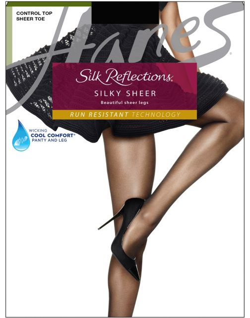 Hanes Silk Reflections Lasting Sheer Control Top Pantyhose 0A925