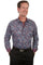 Scully Men's 100% Cotton Paisley Long Sleeve Western Shirt PS-212