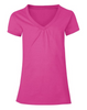 Hanes Girls' Shirred V-Neck Tee K046