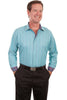 Scully Men's 100% Cotton Basketweave Long Sleeve Western Shirt PS-211