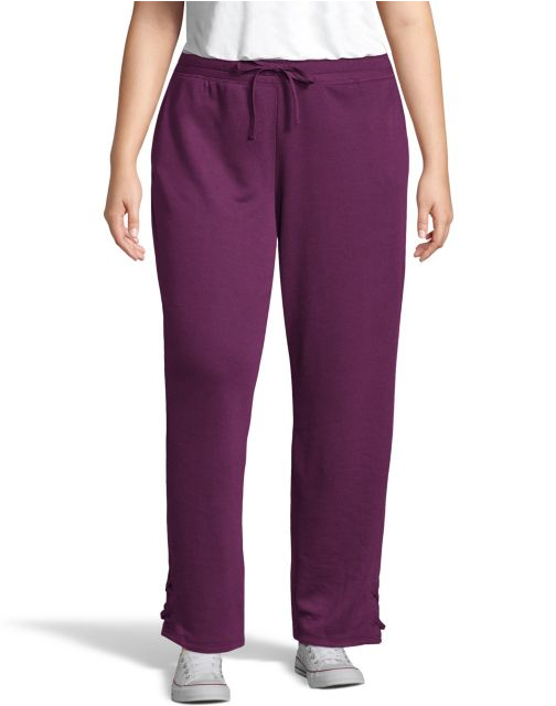 French Terry Lace Up Pant