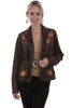 Scully Women's Leather Floral Jacket L760