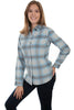 Scully Women's Cotton Plaid Long Sleeve Shirt HC443