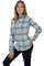 Scully Women's Cotton Plaid Long Sleeve Shirt HC443