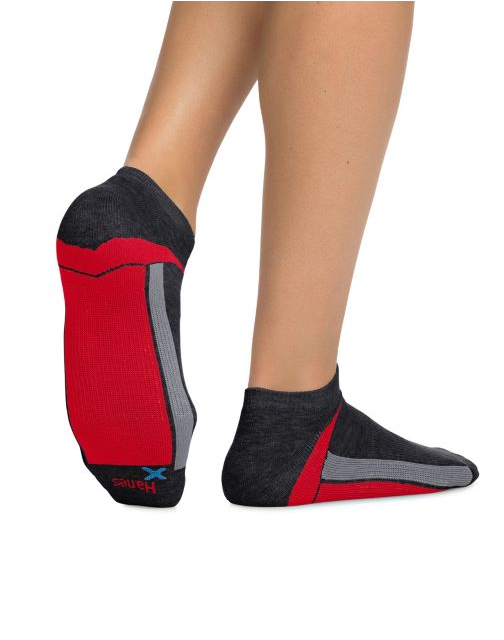 Hanes Men's X-Temp® Arch Support Low Cut Socks 4-Pack 514/4