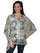 Scully Printed Kaftan Blouse - Multicolor E80