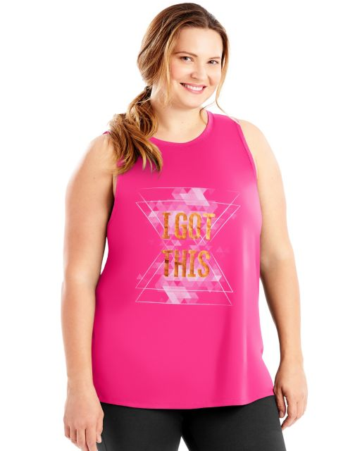 Just My Size Active Graphic Muscle Tank OJ361