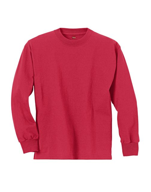 Hanes Youth ComfortSoft® TAGLESS® Long-Sleeve T-Shirt 5546