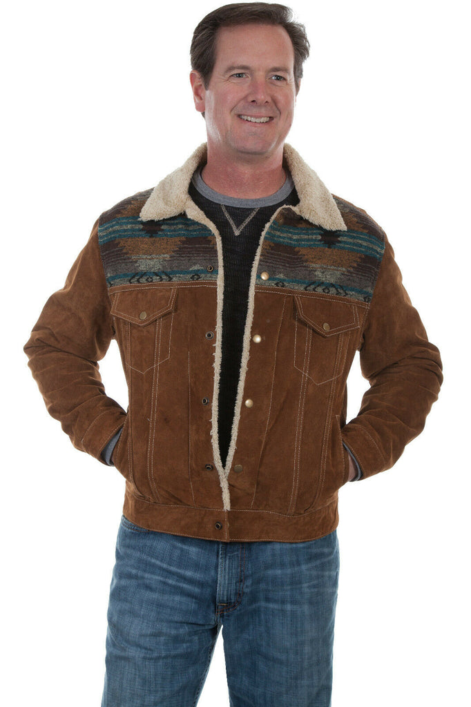 Scully Men's Boar Suede Jean Jacket 1015
