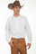 Scully Rangewear Men's 100% Cotton L/S Big Ribbed Western Shirt 3X-4X RW031X