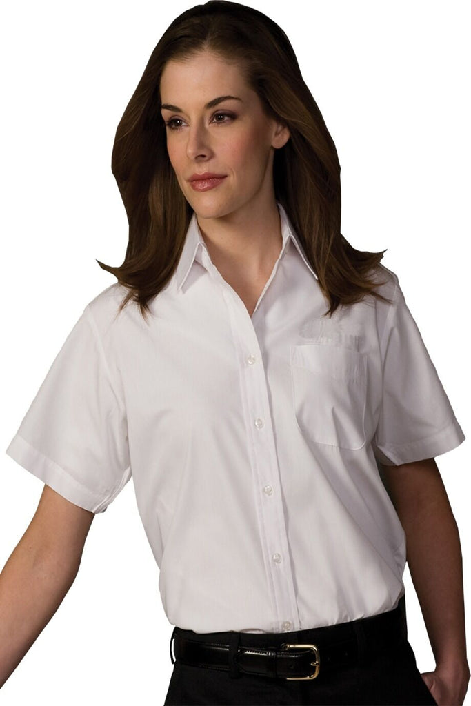 Broadcloth Short Sleeve Blouse 5313