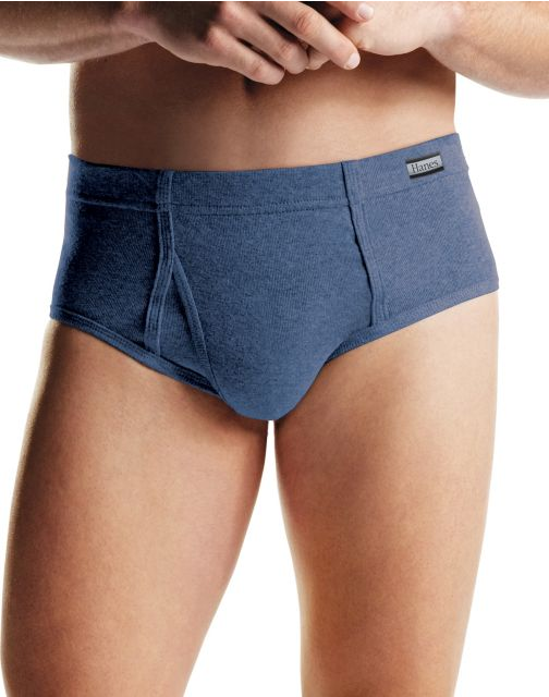 Hanes Men's TAGLESS® No Ride Up Briefs with ComfortSoft® Waistband 6-Pack 7820N6