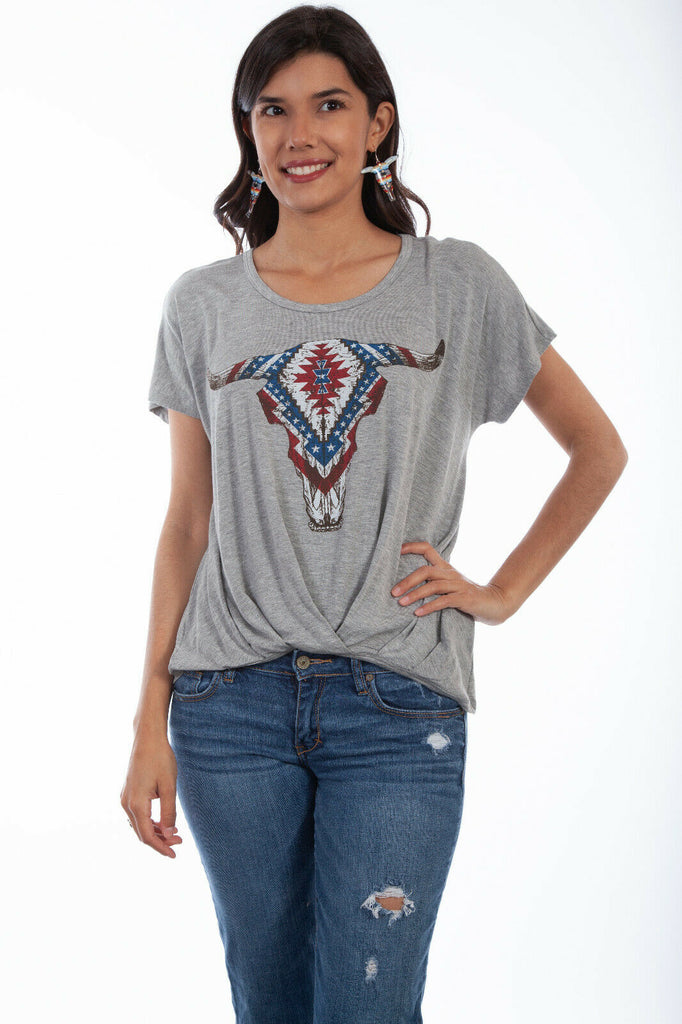 Scully Women's Longhorn Tee HC609