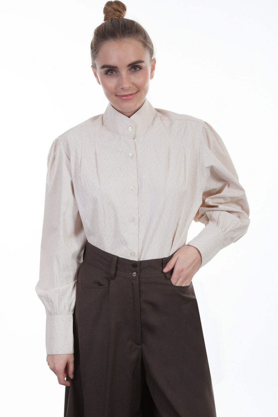 Scully Women's Ranch Style Cotton Blouse RW594