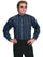 Scully RangeWear Men's Black 100% Cotton Banded Collar L/S Western Shirt RW025