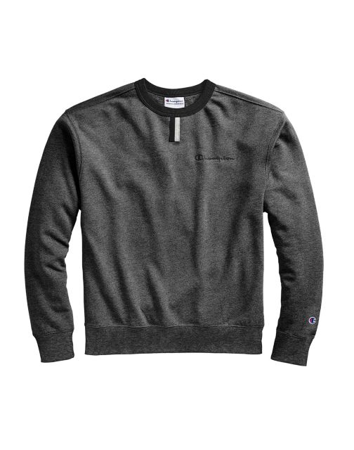 Champion Men's Heritage Heather YC Crew, Embroidered Logo S4502 550193