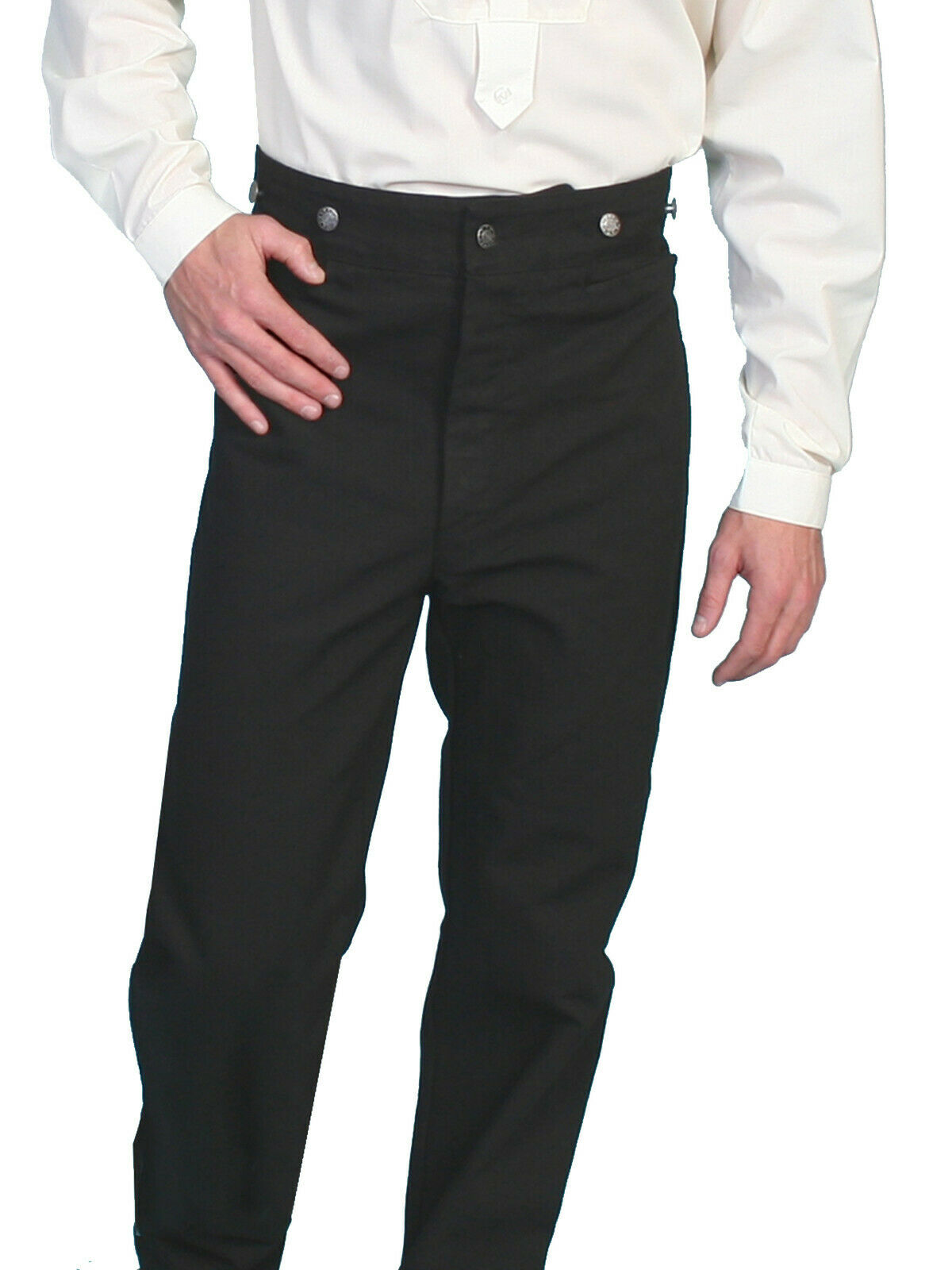 Scully Men's Wahmaker Button Fly Frontier Pant 100% Cotton 564562