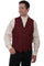 Scully Men's Herringbone Four Pocket Vest RW311