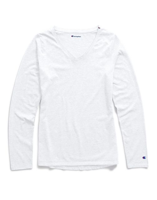 hampion Women Authentic Wash Long Sleeve Tee W3138