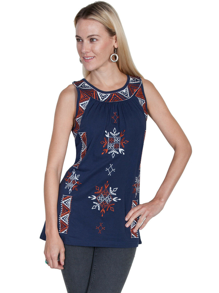 Scully Women's Embroidered Tank E224