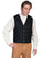 Scully Wahmaker Men's Big & Tall Wool Blend Solid Four Pocket Vest 541004X