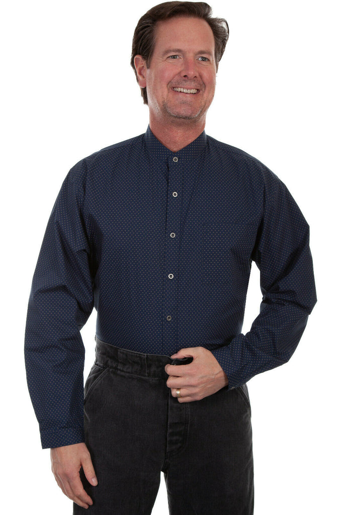 Scully Men's Cotton Print Shirt 3X-4X RW305X