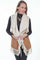 Scully Womens Tan Faux Fur Knotted Fringe Vest 8027