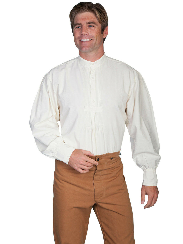 Scully Rangewear Men's Cotton Long Sleeve Vintage Old West Shirt 3X-4X 500020X