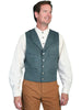 Scully Men's Wahmaker Classic Notched Lapel Vest Dove Wool Blend 520924