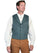 Scully Men's Wahmaker Classic Notched Lapel Vest Dove Wool Blend 520924