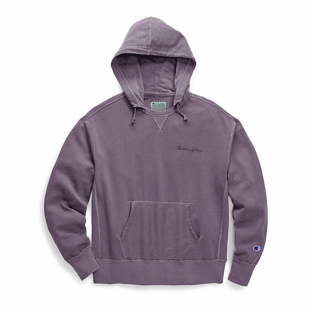 Champion Men's Vintage Dye Fleece Pullover Hoodie, Embroidered Logo S3331 549295